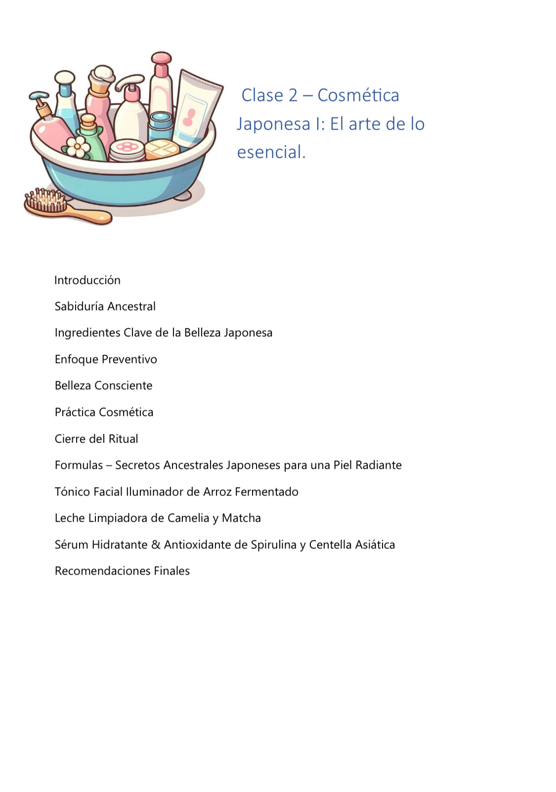 Curso cosmética oriental : Coreana y Japonesa