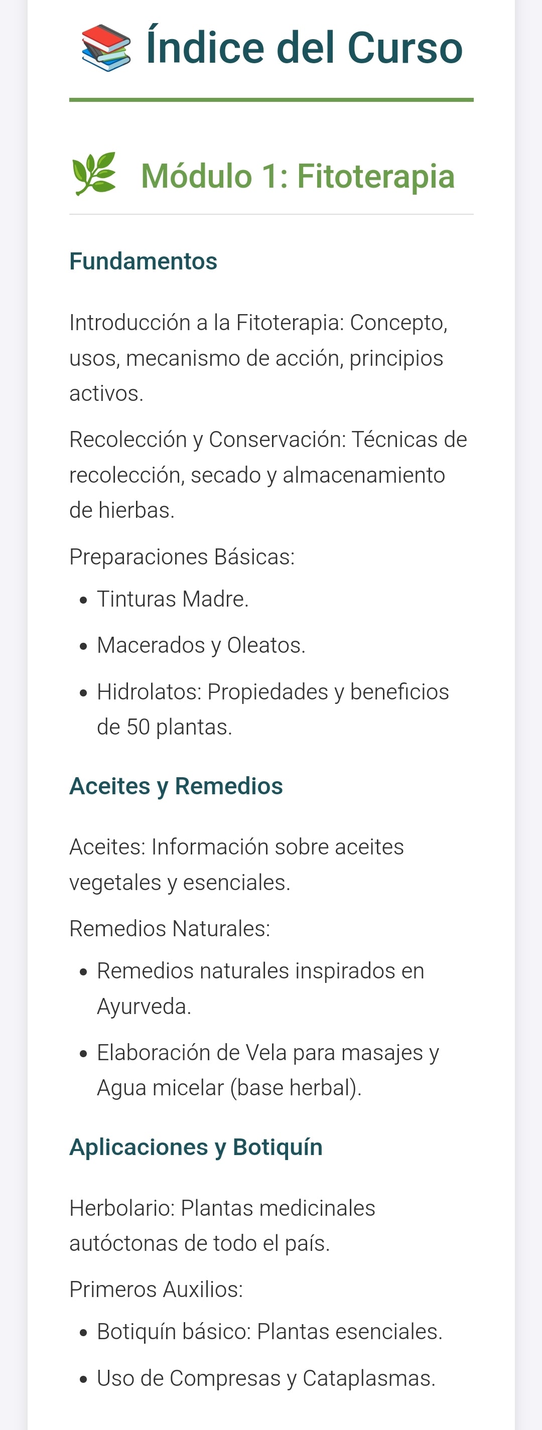Pack Herbal  7 cursos en 1: Formación completa en Fitoterapia y Cosmética Natural