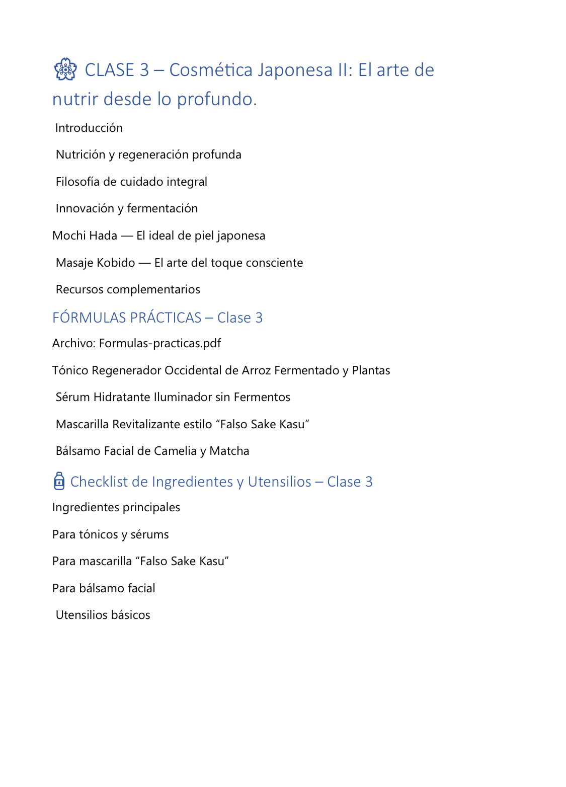 Curso cosmética oriental : Coreana y Japonesa